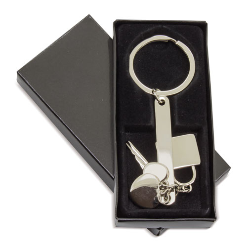CHARMING HEART SHAPED KEYRING