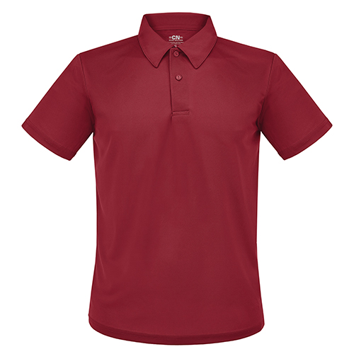 D&F STREET BURGUNDY POLO L "STREET GOLF"
