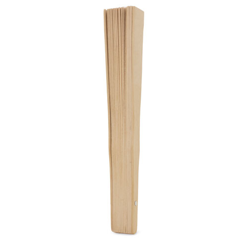 <p>PERFORATED WOODEN FAN (WOODEN COLOUR) "SUMIR "</p>