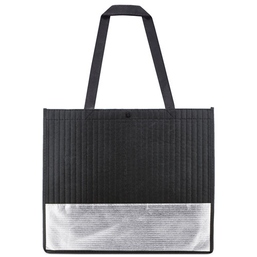 BOLSA LAFAYETTE  NEGRO/PLATA