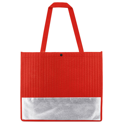 BOLSA LAFAYETTE ROJO-PLATA