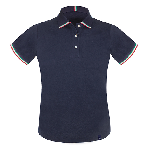 POLO WITH ITALIAN FLAG MAN 