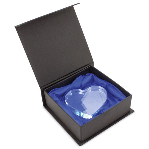 HEART SHAPED GLASS TROPHY "HIROKO"