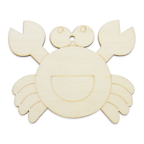 SET WOODEN DECORATIONS "HAPPY" (4 PCS)