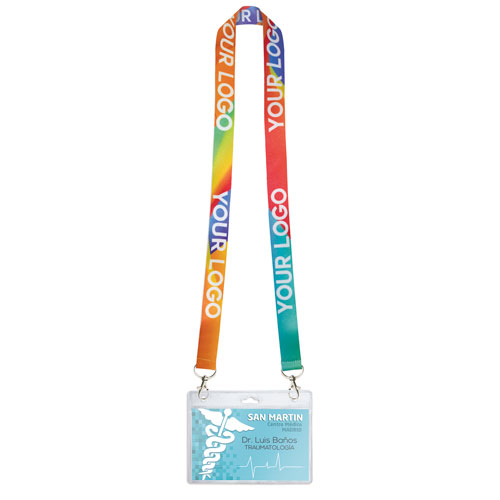 LANYARD SUBLIMACION DOBLE CARA 2 MOSQUETONES