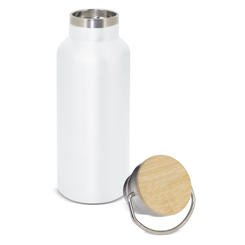 DOUBLE LAYER THERMOS WITH CORK BASE 
