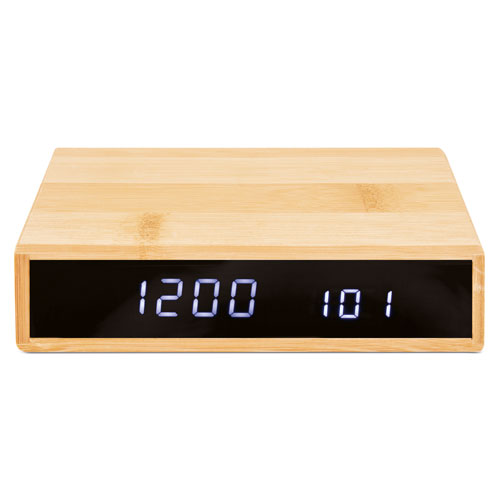 ALARM CLOCK WITH WIRELESS CHARGER AND TEMPERATURE