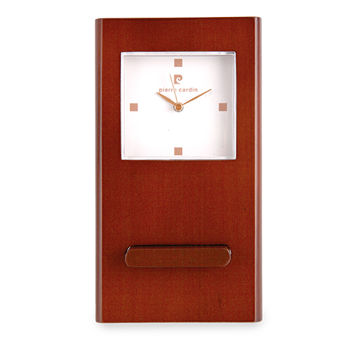 WOODEN TABLE CLOCK P.CARDIN