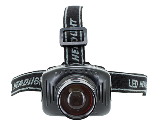 LINTERNA FRONTAL ZOOM 4 FUNCIONES 