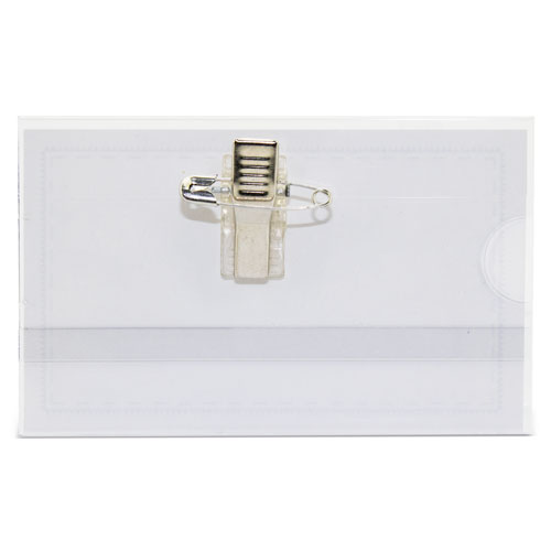 CARD HOLDER WITH SAFETY CLIP