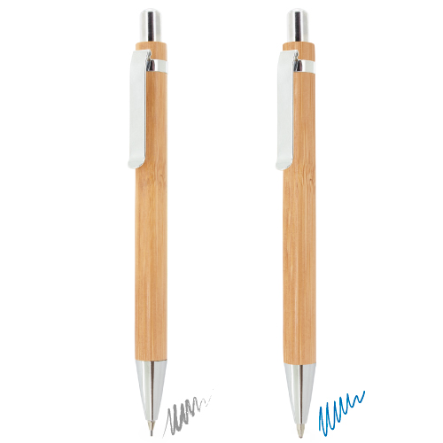 BAMBOO SET PEN AND  MECHANICAL PENCIL 