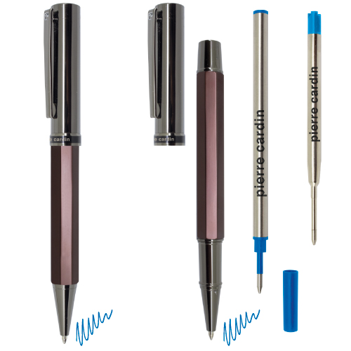 PEN CASE + DOUBLE SPARE ROLLER GENOVA PIERRE CARDIN