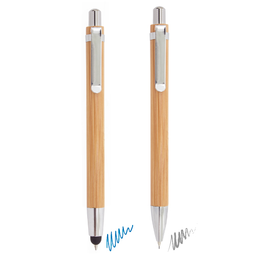 SET BAMBOO PEN+ PROP. PENCIL 
