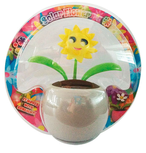 ECO SOLAR SUNFLOWER POT