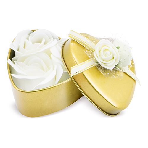 ROSES HEART CASE  GOLD