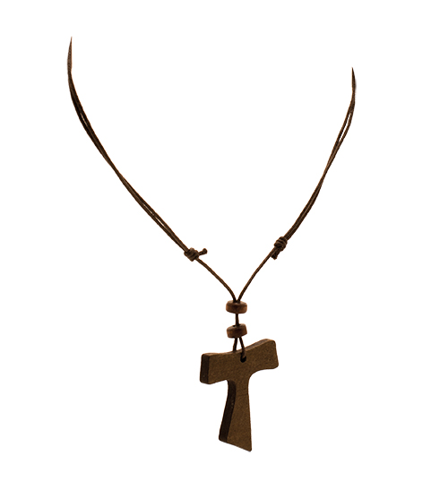 WOODEN NECKLACE TAU